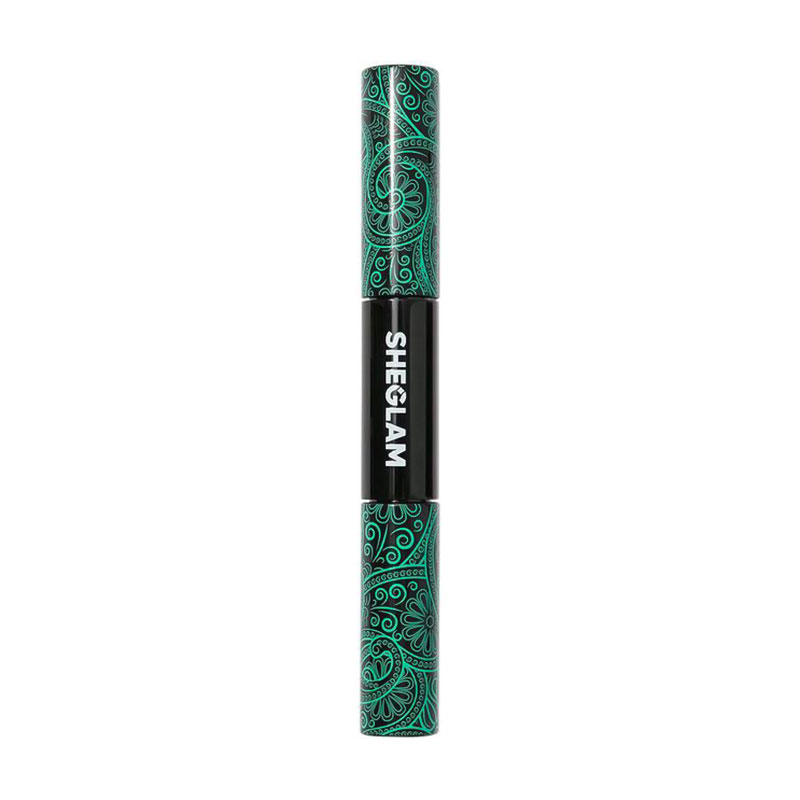 Подвійна туш для вій Sheglam All-in-One Volume &amp; Length Mascara для подовження та об'єму, Black, 8 г